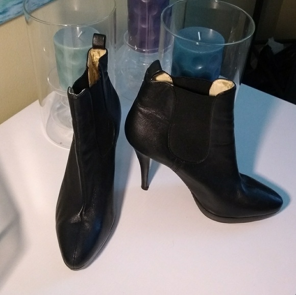 MICHAEL Michael Kors Shoes - Michael Michael Kors Black Leather Ankle Boots